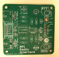 Radio interface raspberry pi