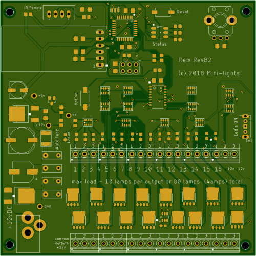 remote control lighting unit - mini-lights